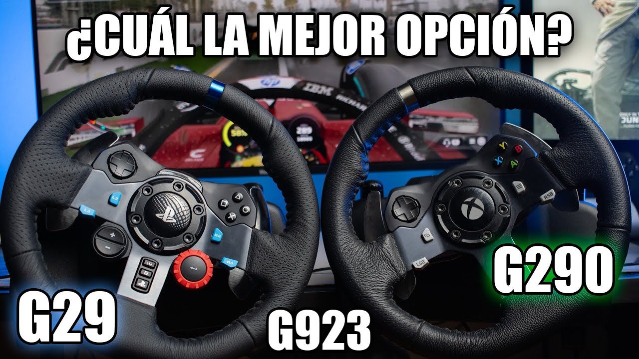 G29, ¿G29, G290 o G923? ¿Mejor para Xbox o PlayStation? 🎮