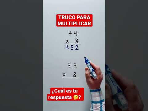 Truco MATEMÁTICO - Truco de MATEMÁTICAS para MULTIPLICAR