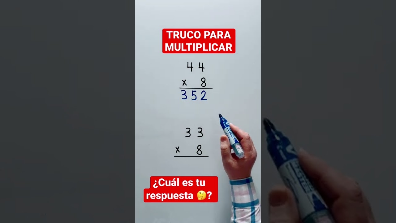 ¡Increíble Truco Matemático para Multiplicar Rápido! 🔢
