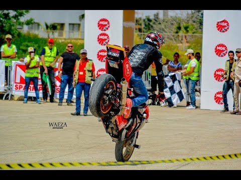 رامي صلد في الجولة الأولى من بطولة استعراض الدراجات 2015