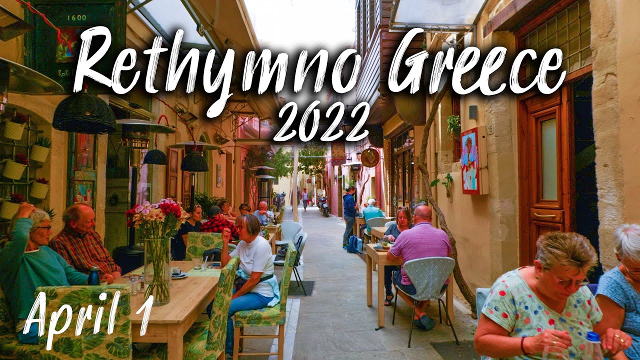Explore Rethymno Crete in Early Season 🌅 – Scenic Walking Tour in Greece