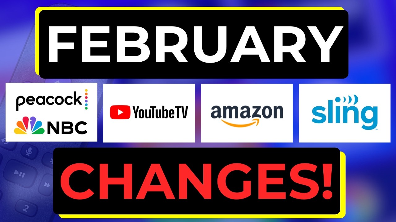 Big Streaming TV Changes for February 2026!