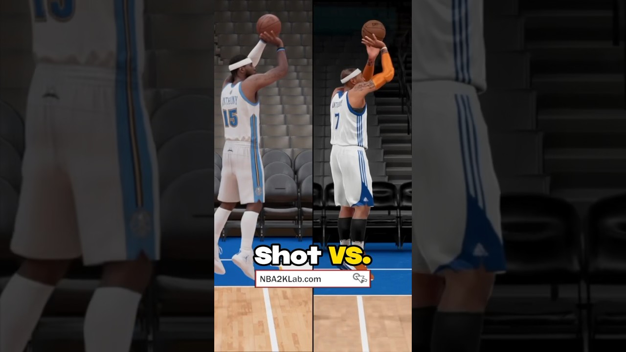 NBA 2K23 Best Jumpshot Comparison : Carmelo Jumpshot in 2K23 vs 2K16 #nba2k23 #2k23 #2k