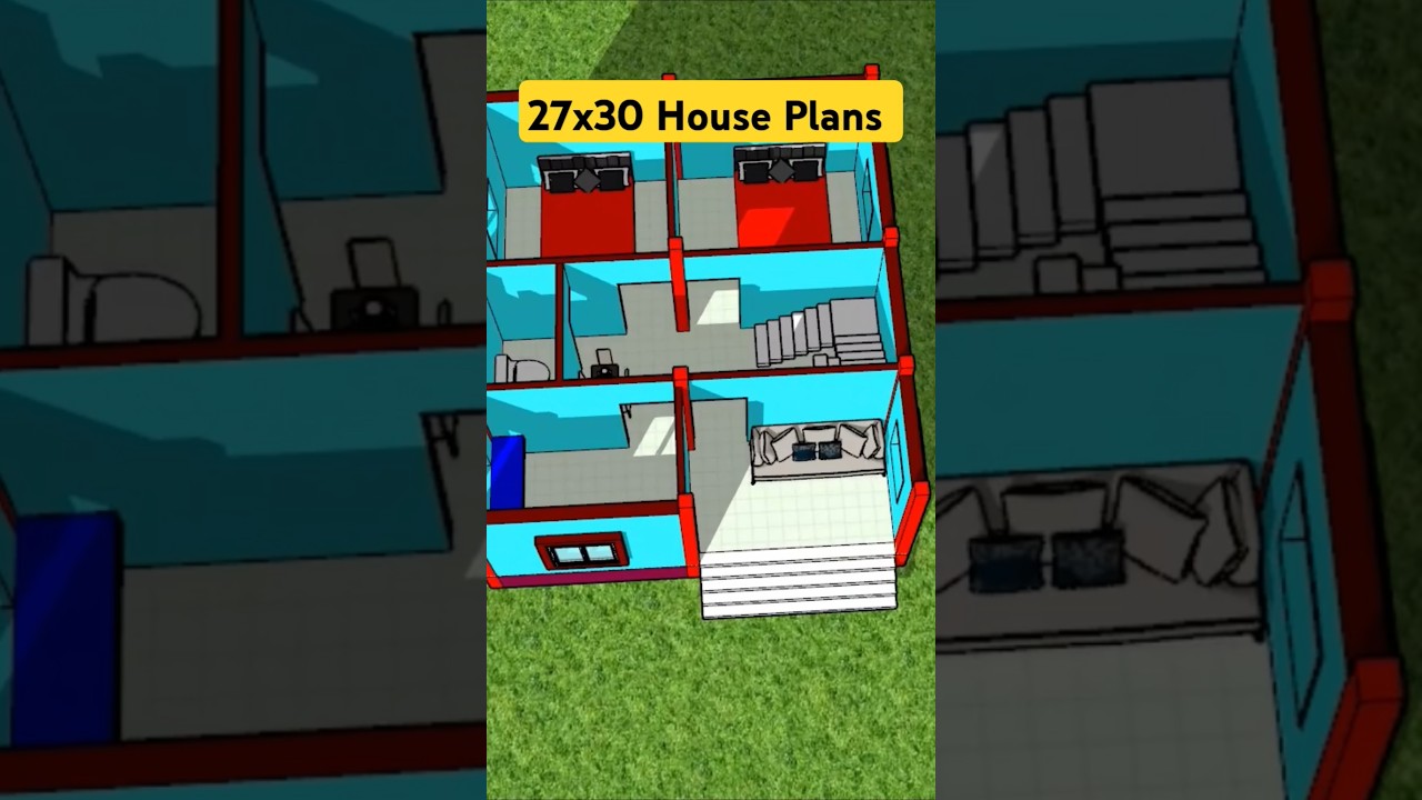 27x30 House Plans for Modern Homes 🏡