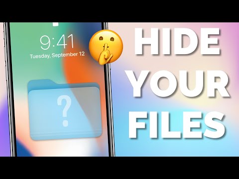 How to Hide Files on iPhone Files App