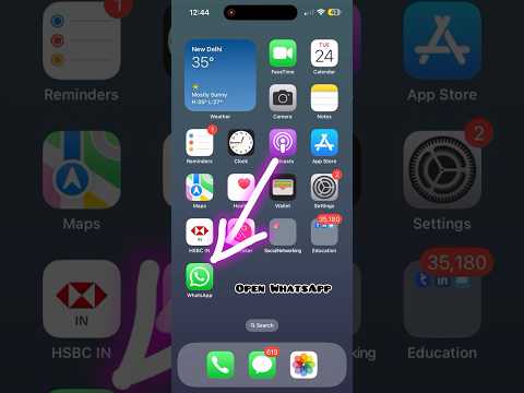 How to SAVE WhatsApp Photos to Your Phone - iPhone #shorts #iphone16