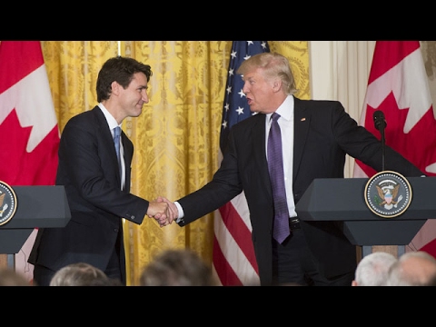 Trudeau Meets Trump in 90 Seconds 🇺🇸