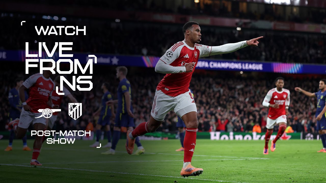 Arsenal Dominates Atletico Madrid 4-0! | Live Post-Match Reaction from Emirates Stadium ⚽