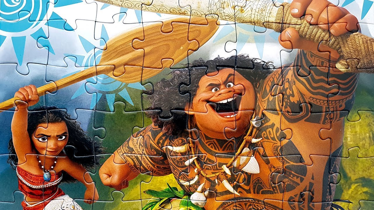 MOANA Disney Puzzle Games for Kids 🧩
