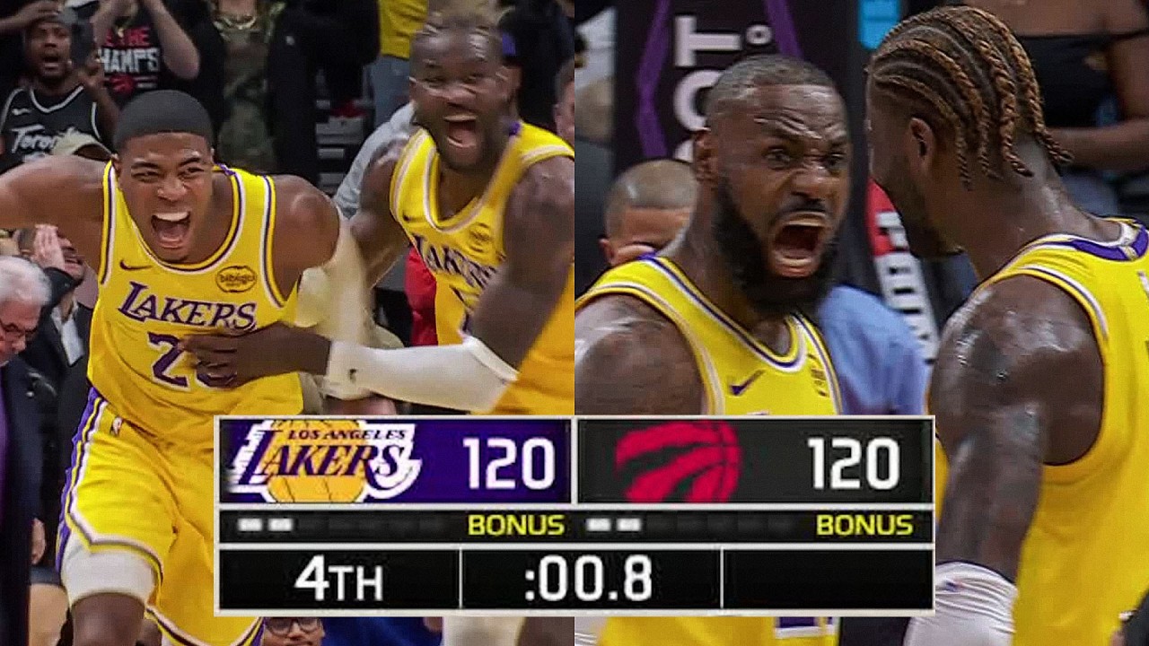 Lakers' Thrilling 123-120 Win Over Raptors 🏀
