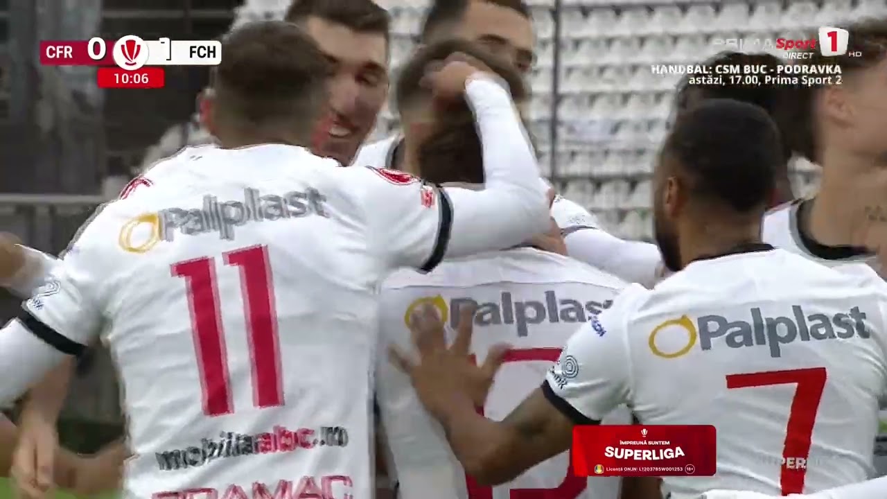 GOOL Hermannstadt! Sibienii deschid scorul în Gruia ⚽