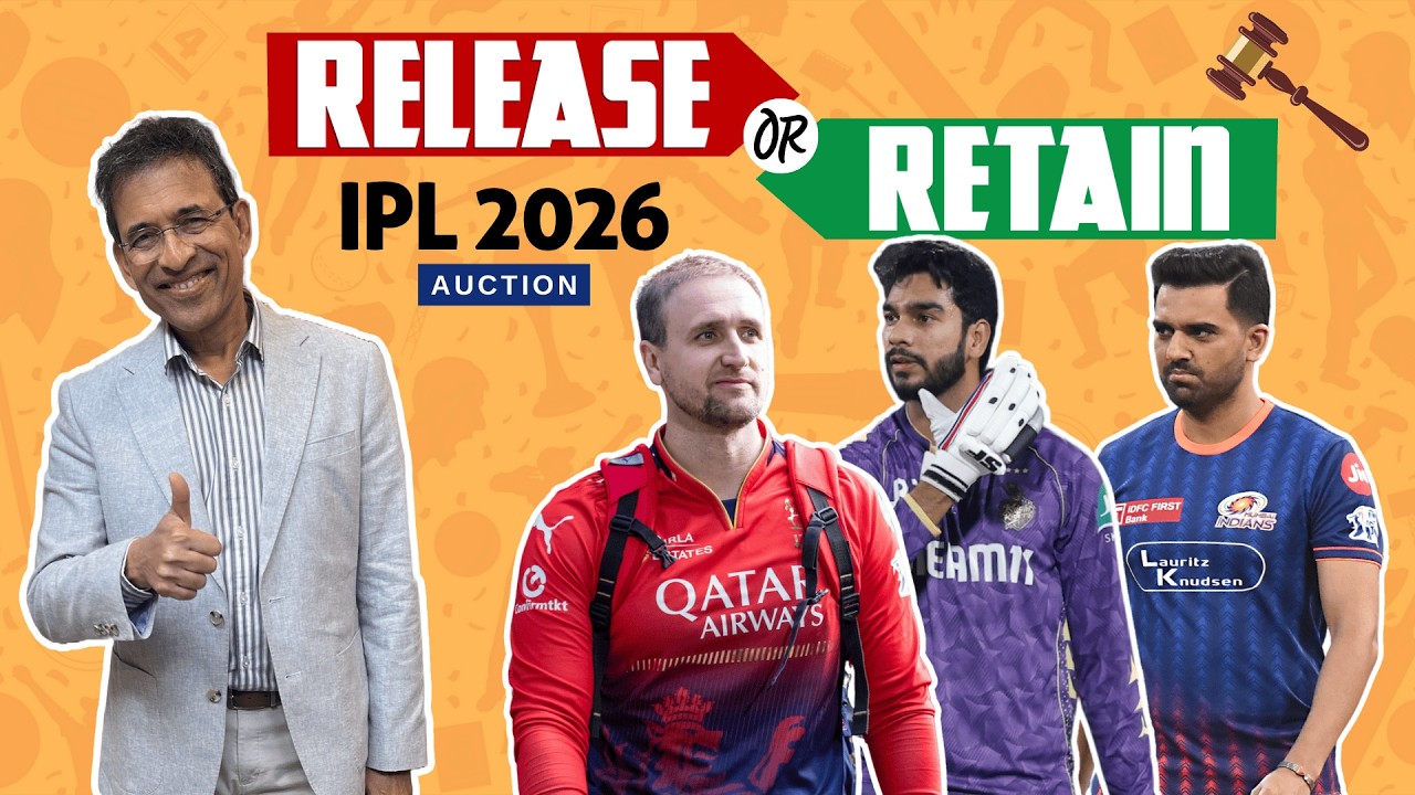 IPL 2026 Auction: Will KKR Release Venkatesh Iyer? RCB to Retain Liam Livingstone? Harsha Bhogle’s Expert Insights
