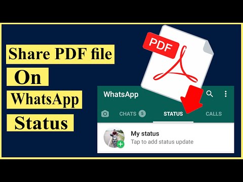How to Share PDF file on WhatsApp status |#WhatsApp_status_pe_PDF_file_kaise_Share_kare #Hindi_2020