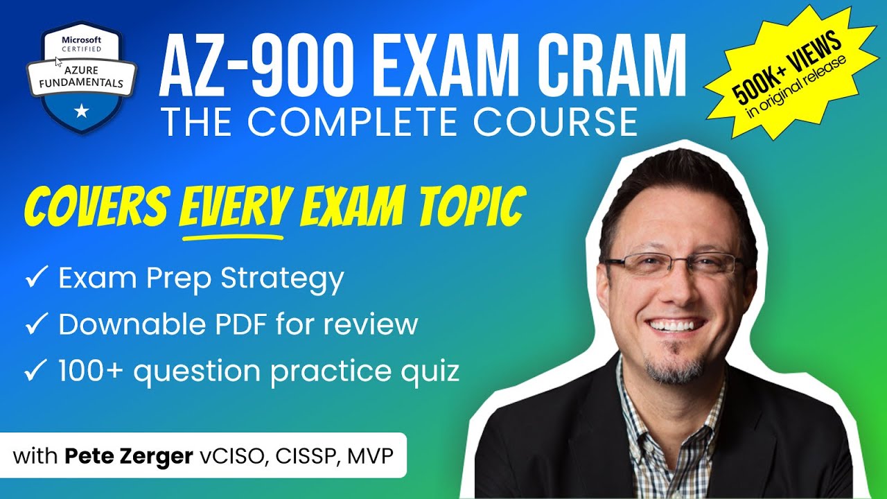 AZ-900 Azure Fundamentals Exam Prep (2024 Edition) π