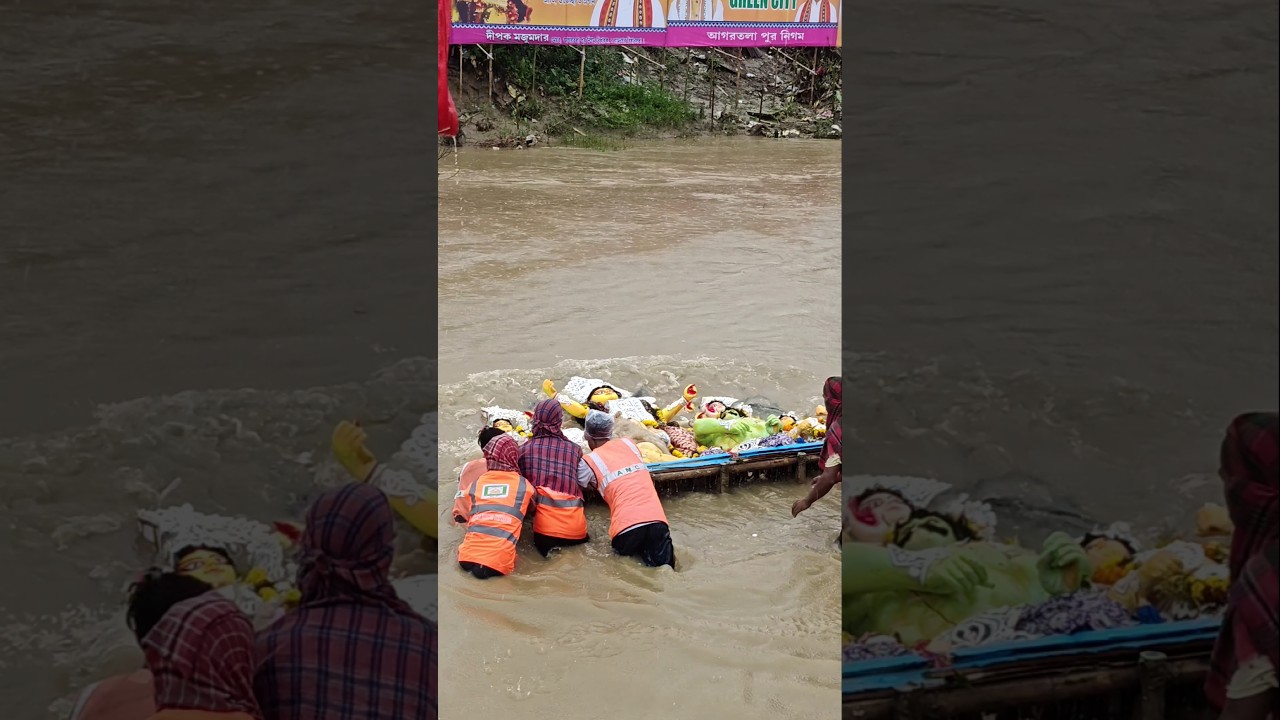 Agartala Durga Visarjan 2025 🌸