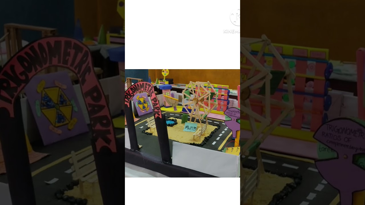 Amazing Trigonometric Park Model at the Maths Exhibition 🌟