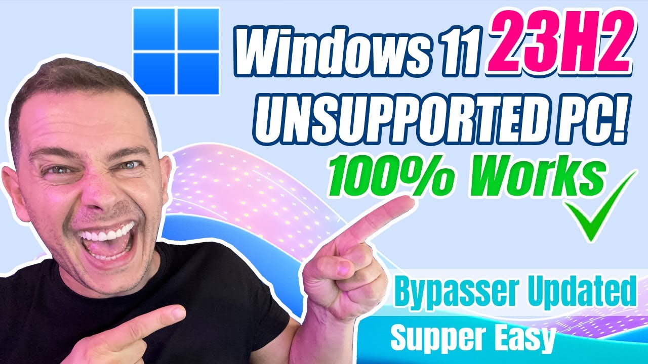 Install Windows 11 23H2 on Unsupported PC (2023)
