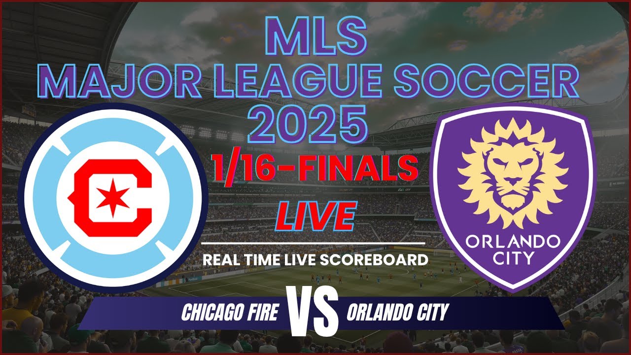 Chicago Fire vs Orlando City MLS Playoffs Live Scores 🏟️