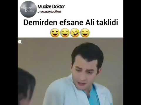 DEMİRDEN EFSANE ALİ TAKLİDİ 😂😂😂😄😄- Mucize Doktor