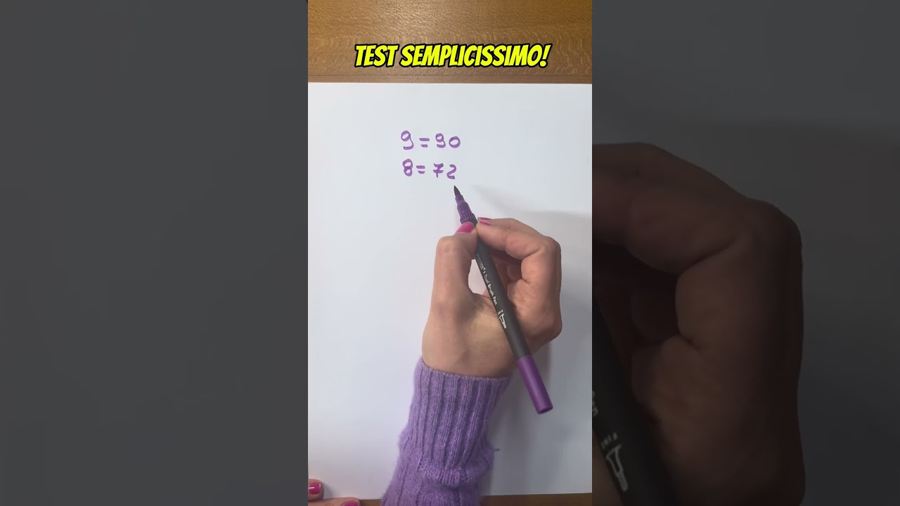 Sfida la tua mente con il quiz di logica matematica! 🧠
