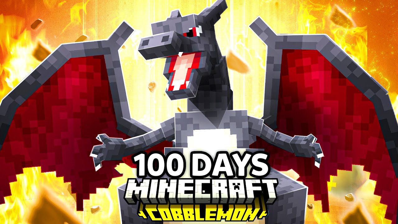100 Days as Shiny Pokémon Trainer in Minecraft 🧪