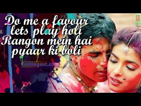 Do Me A Favour Lets Play Holi ll Waqt ll 2005 l Anu Malik, Sunidhi Chauhan and Sameer Anjan #holi