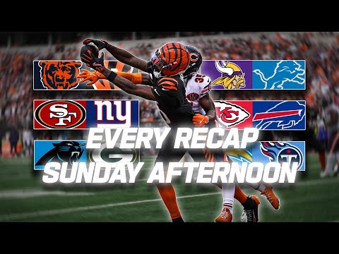Every Recap from Sunday Afternoon | 2025 NFL Season Week 9