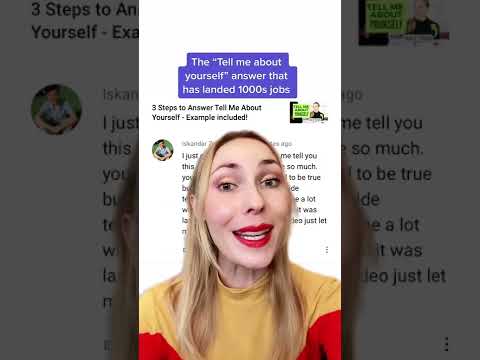 The Best Tell Me About Yourself Answer