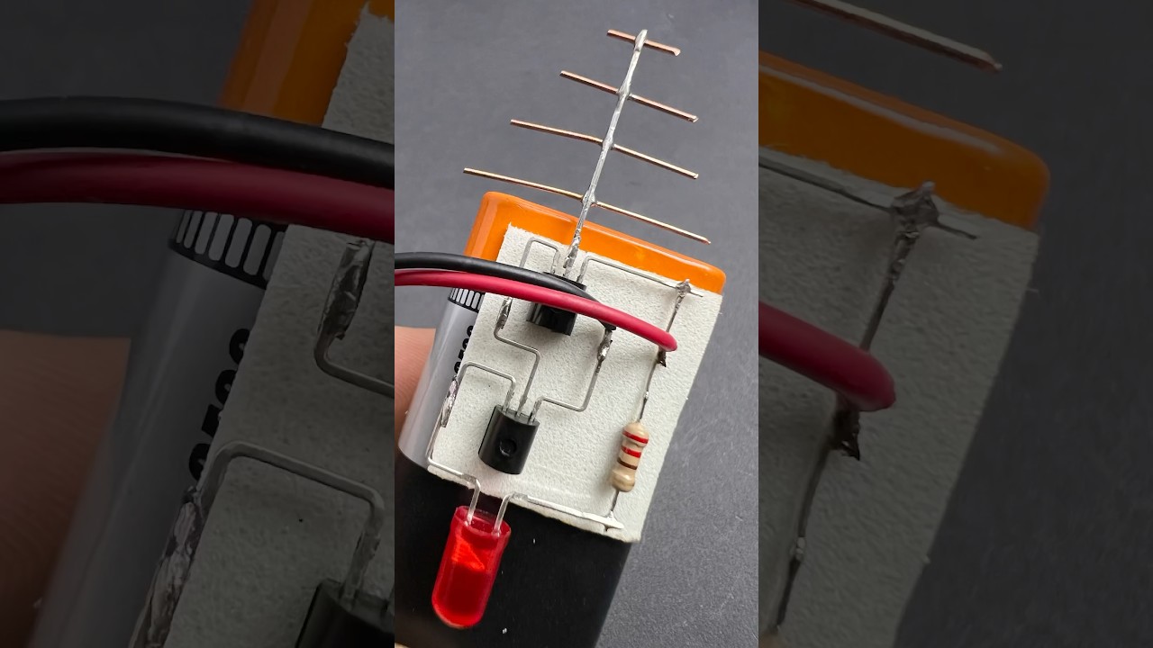 Create a Simple AC Current Detector | Easy Electronics Experiment ⚡