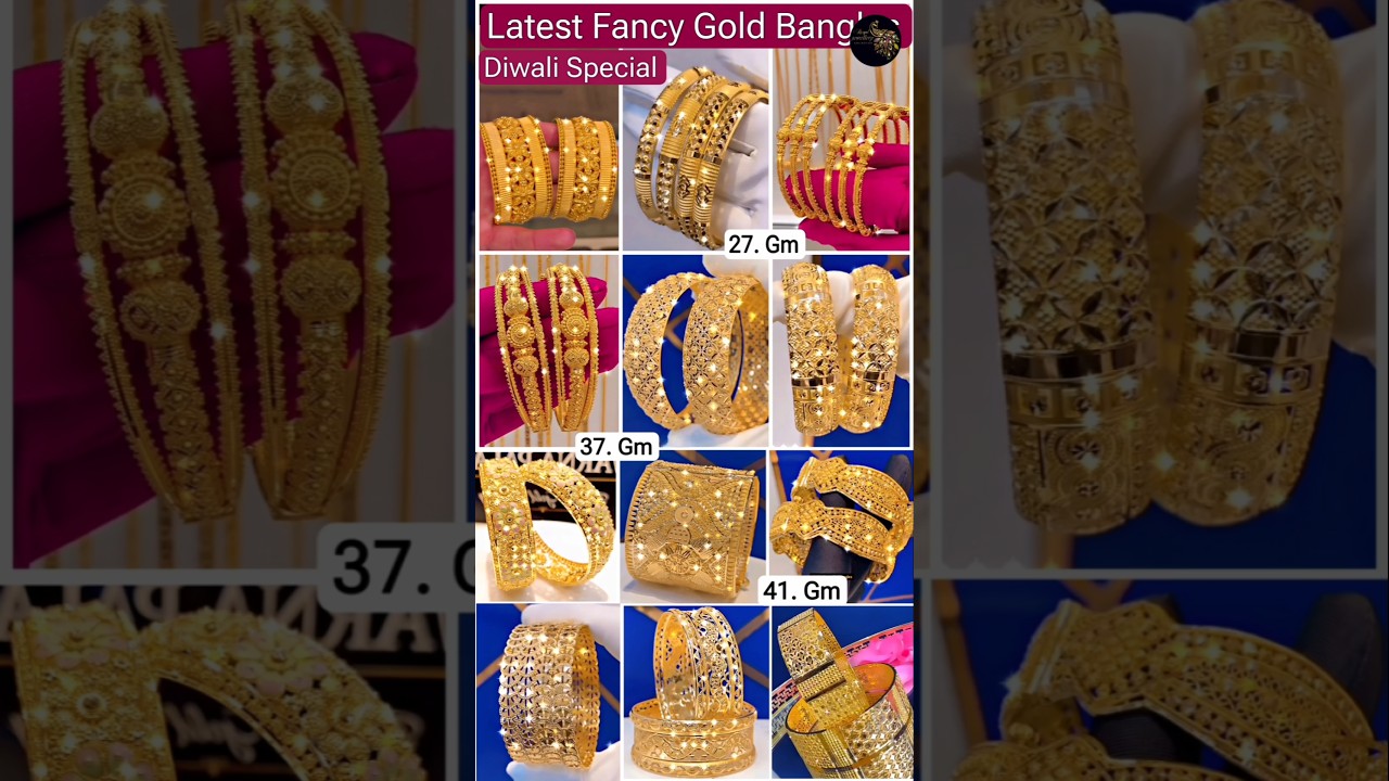 2024 Gold Bangle Designs & Prices ✨