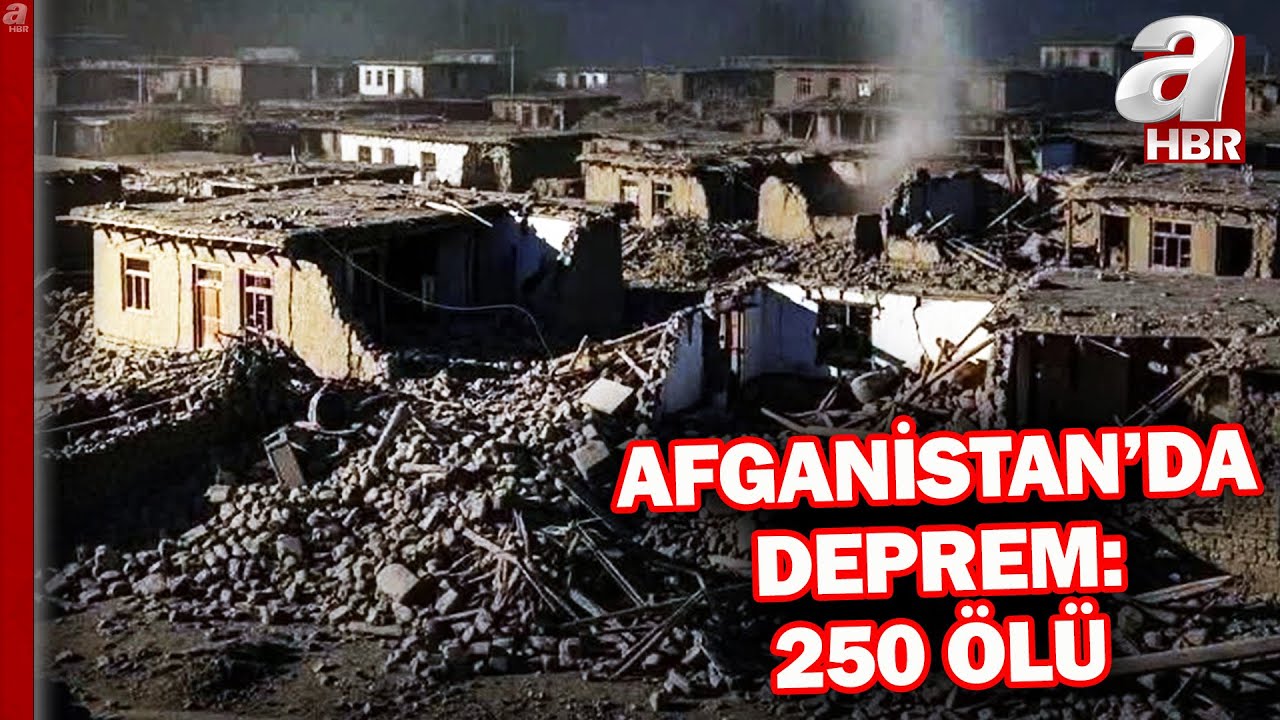Afganistan'da 6.0 büyüklüğünde deprem: 250 ölü, 500 yaralı 🆘