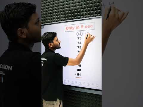 fastest addition tricks | Vedic Maths Tricks #maths #ytshorts
