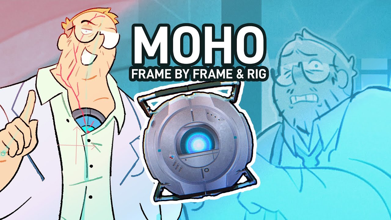 Watch a Humanized Wheatley from Portal 2 in Stunning Moho Animations 🎮