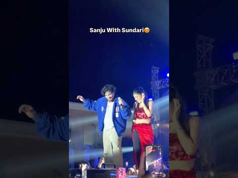 Sanju rathod with Sundari #sanjurathod #ishamalviya #live #concert #music #shorts #trending