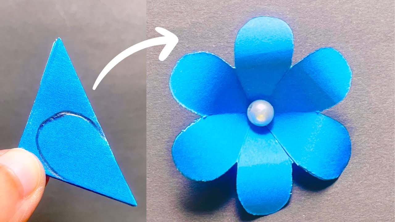 How to make paper flower step by step/Very Easy paper Flower Craft/Paper flower/Diy paper flower/DIY