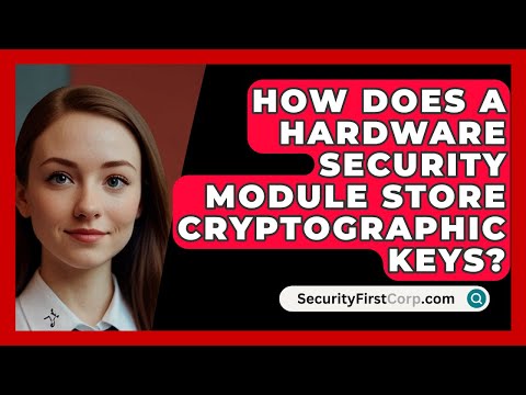 How Does A Hardware Security Module Store Cryptographic Keys? - SecurityFirstCorp.com