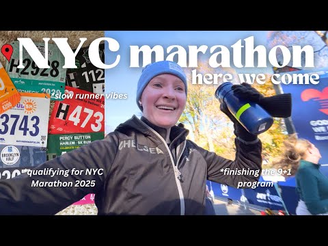 Qualifying to run the TCS NYC Marathon in 2025🏅| new york city running vlog