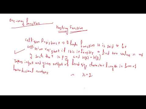 Lecture 5 Hashing Function and Its Application in Blockchain Technology
