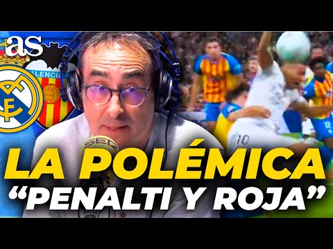 LA POLÉMICA del REAL MADRID - VALENCIA: el PENALTI de COPETE (1-0) y la ROJA "SALVADA" a DIEGO LÓPEZ