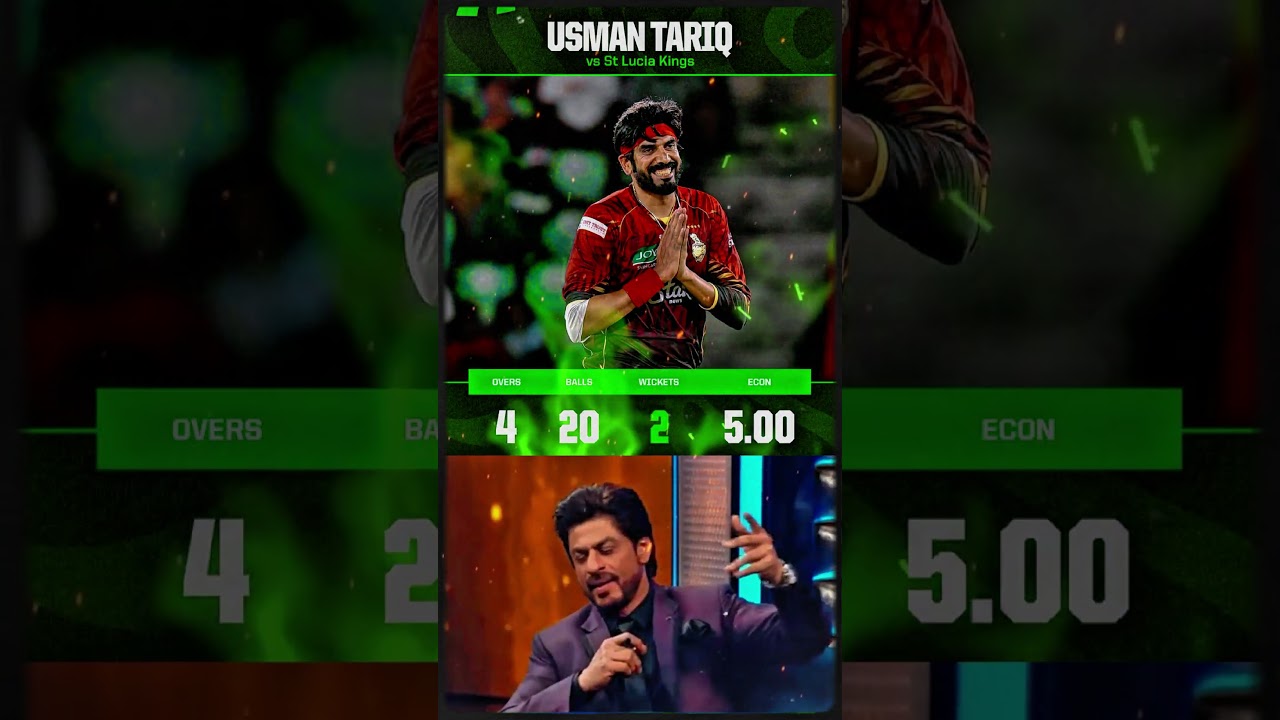 Usman Tariq's Stunning Spell in CPL 🏏 | Must-Watch Moment!