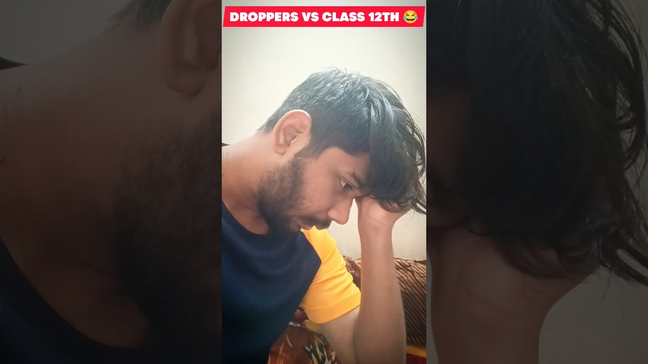 Droppers vs Class 12th: Funny JEE Meme 🤣