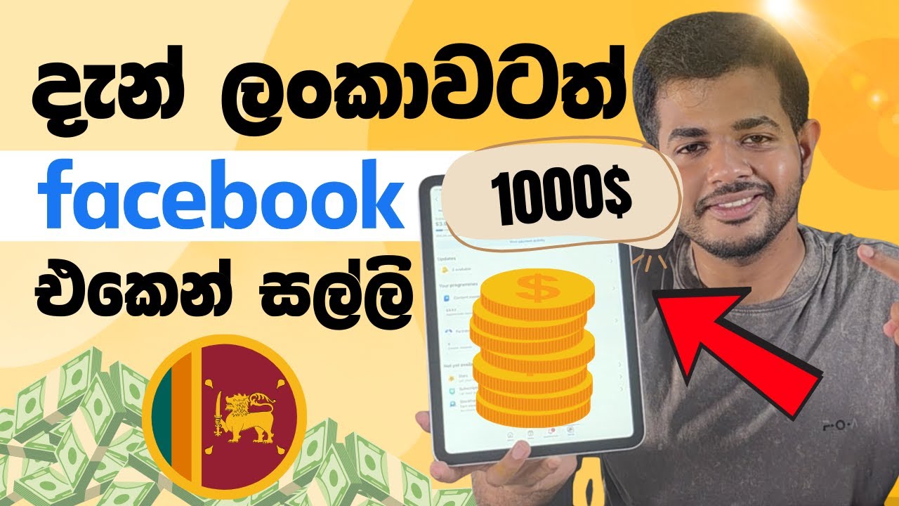 ඉතාම සාර්ථකව Facebook මගින් මුදල් උපයාගන්න ක්‍රම | Sri Lanka Facebook Monetization Guide 💰