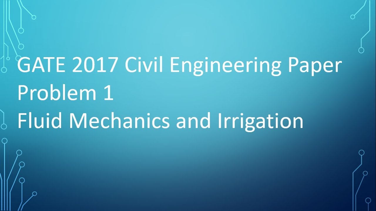 GATE 2017 Civil Engineering Fluid Pressure Solved Problem
