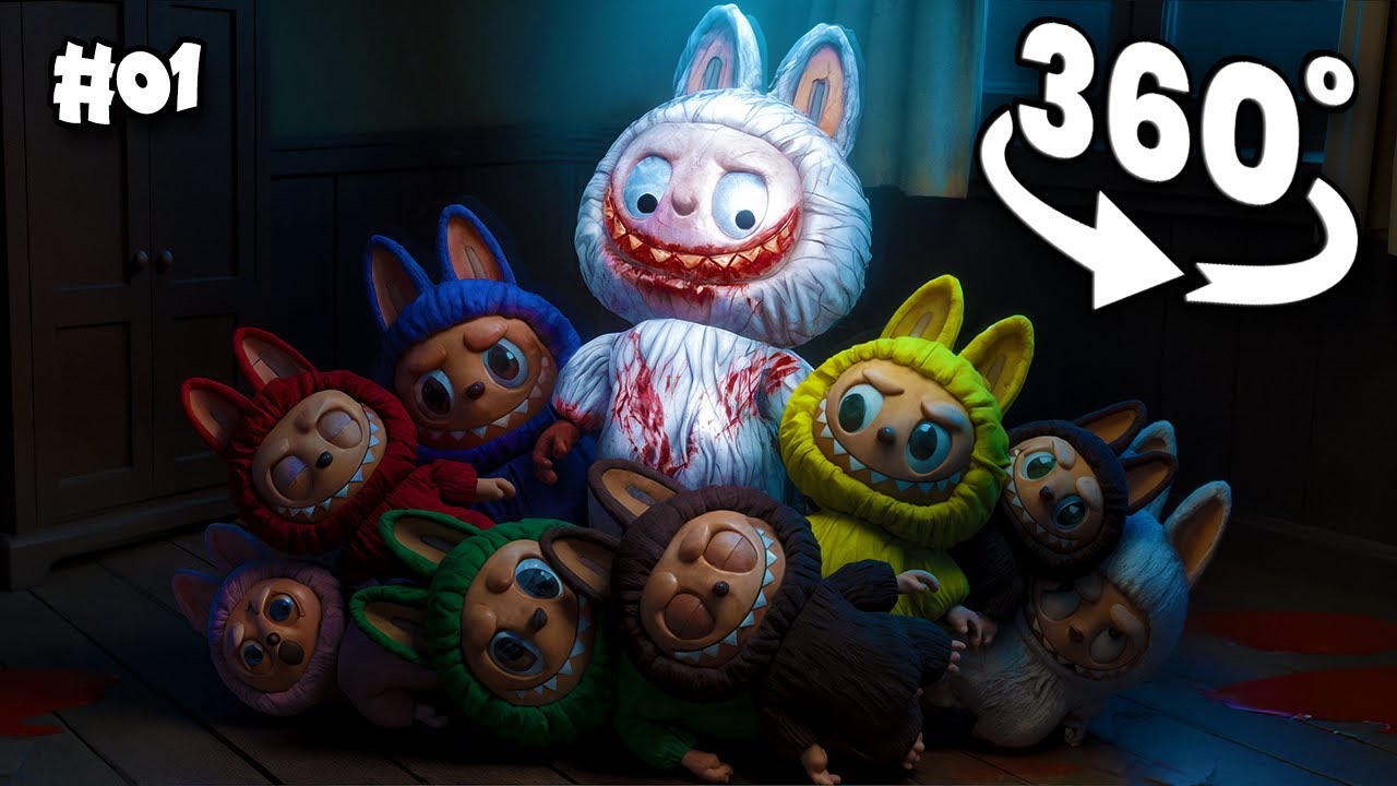 LABUBU 360° Doll Horror: Your Last Victim 😱