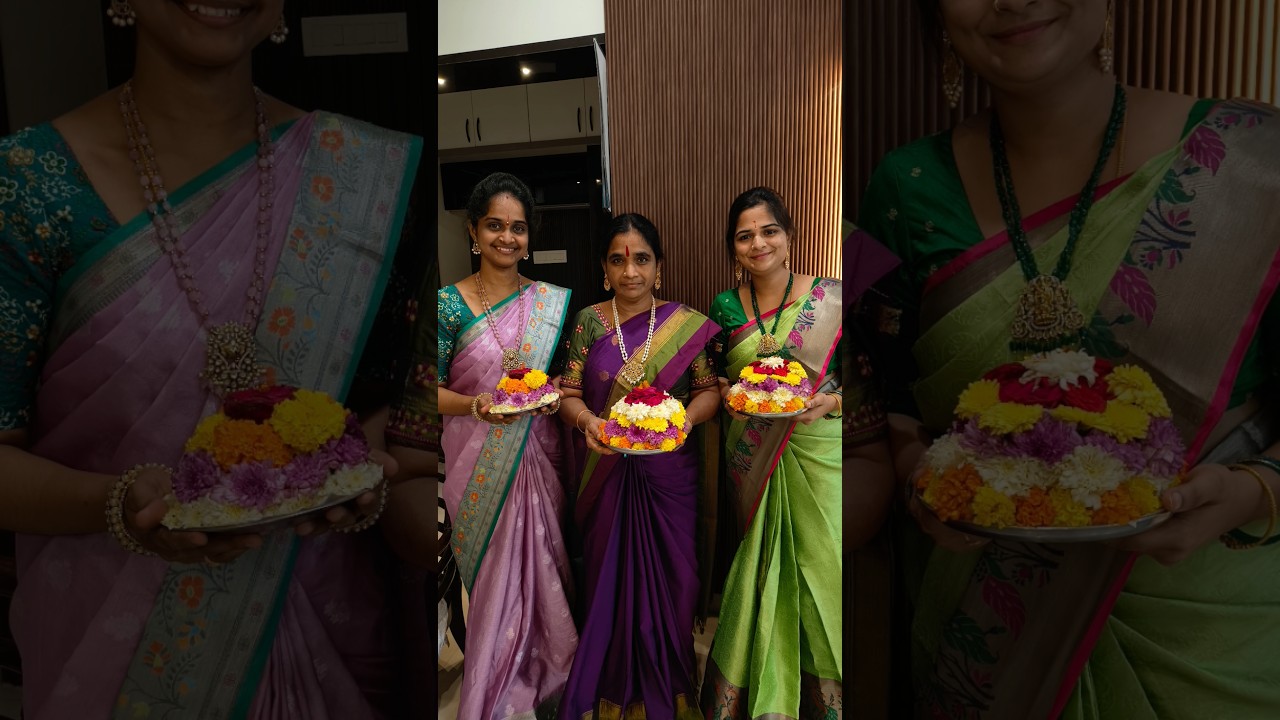 Bathukamma Dance 2025 🌸 | Rain, Colors & Family Fun