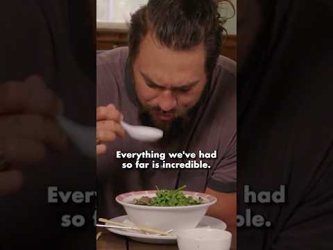 Jason Momoa ate Oxtail Soup with us!