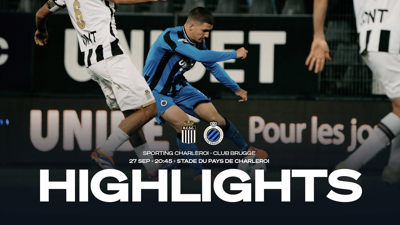 Charleroi vs Club Brugge Highlights 2024/25 ⚽