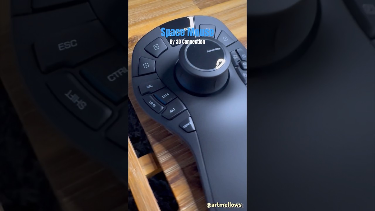 Space Mouse by 3D connection - very cool gadget for navigating 3D Space.