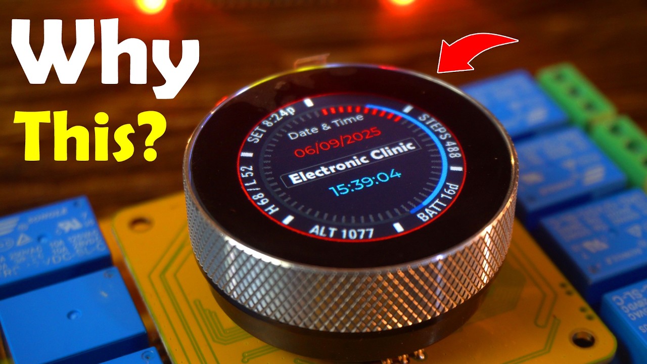 ESP32 S3 Timer Switch with Touchscreen & Encoder